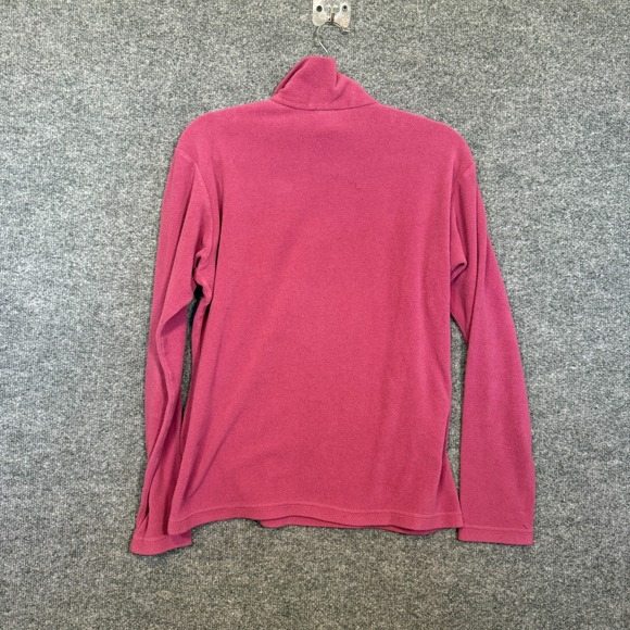 Patagonia Sweater Womens Medium Pink 1/4 Zip Pullover Long Sleeve Outdoors - Picture 10 of 11
